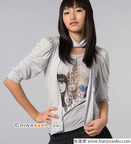 动感十足的长款T恤-第8张图片-货源库