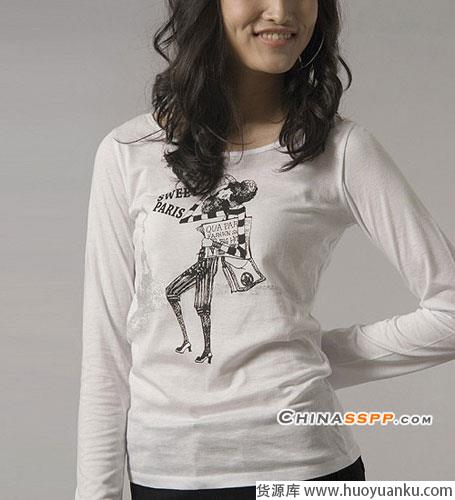 动感十足的长款T恤-第14张图片-货源库