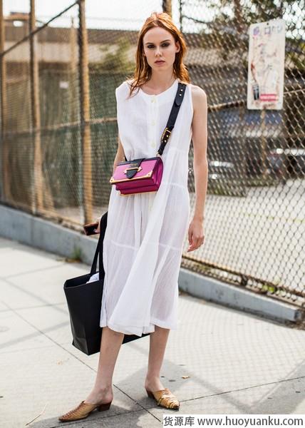 最懂季节的小白裙，颜值与气质齐飞-第1张图片-货源库