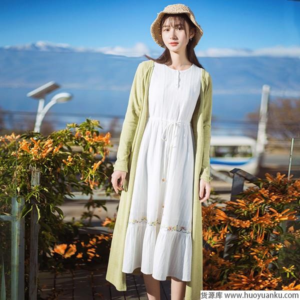 最懂季节的小白裙，颜值与气质齐飞-第12张图片-货源库