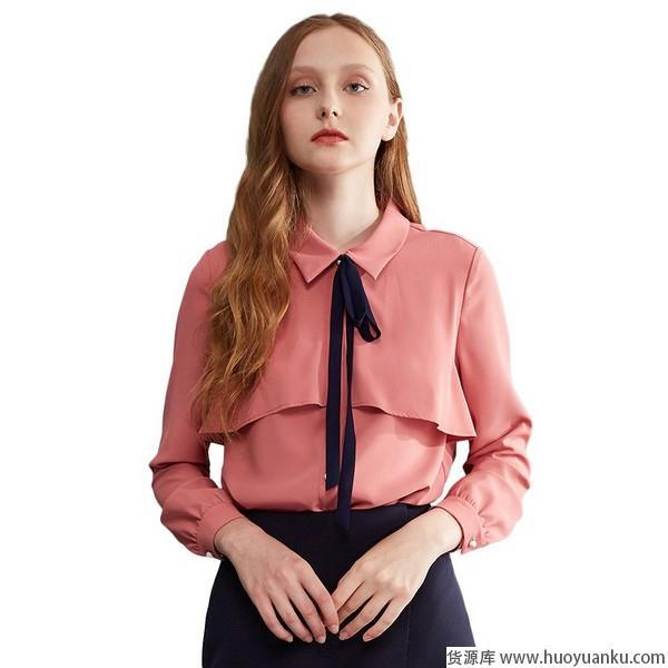 系带衬衫甜而不腻乖巧有魔力-第4张图片-货源库