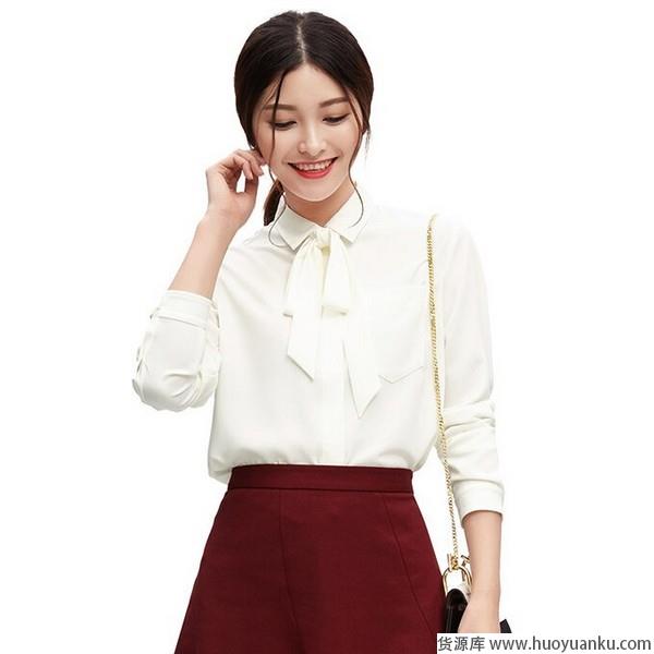 系带衬衫甜而不腻乖巧有魔力-第9张图片-货源库