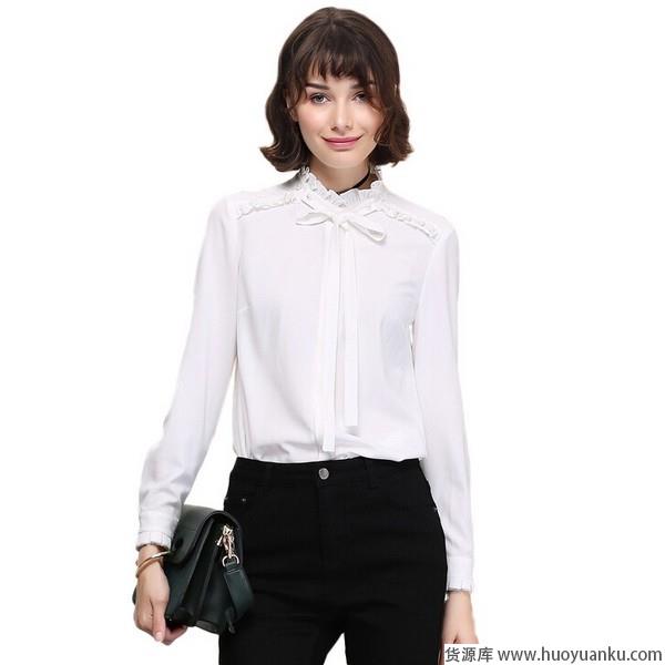 系带衬衫甜而不腻乖巧有魔力-第10张图片-货源库