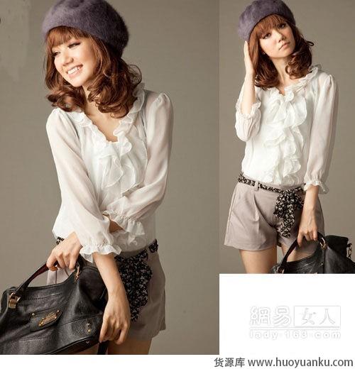 白色衬衫优雅来袭-第4张图片-货源库