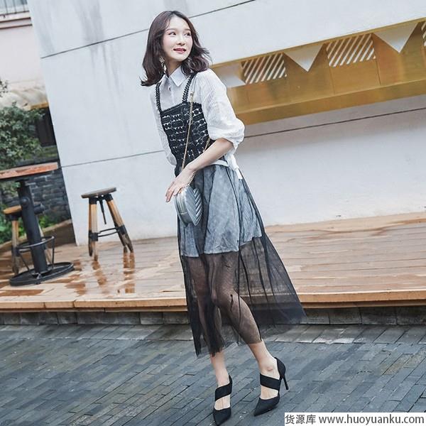 时髦又百变,衬衫裙凹造型从不敷衍-第12张图片-货源库 时髦又百变,衬衫裙凹造型从不敷衍-第12张图片-货源库