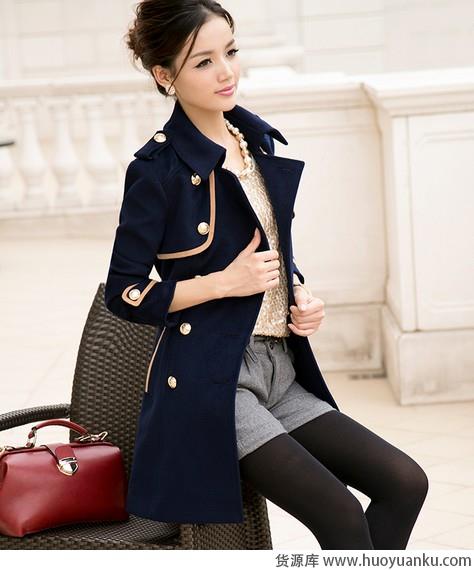 多变造型毛呢外套搭配出彩-第6张图片-货源库
