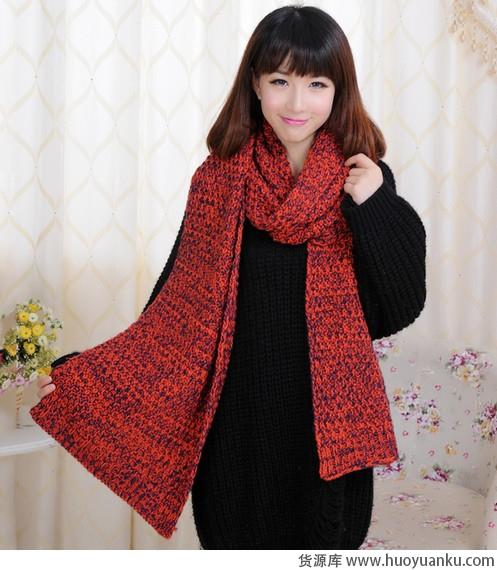 秋冬围巾系法示范-第4张图片-货源库