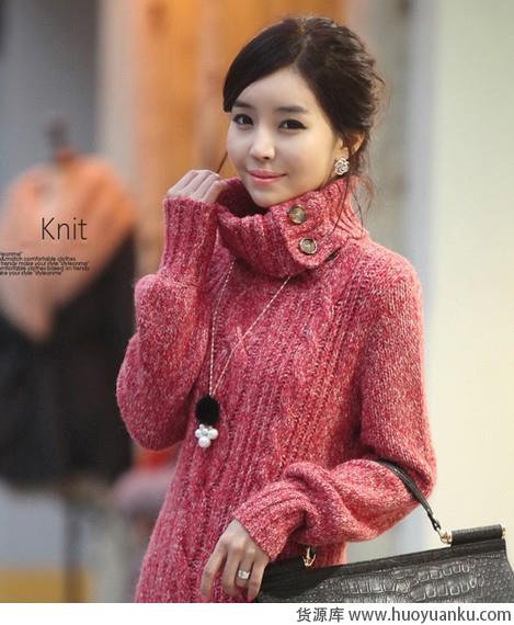 高领保暖气质好-第6张图片-货源库