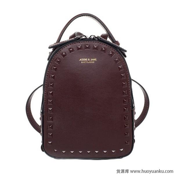 不怕撞包的设计师款双肩包-第2张图片-货源库