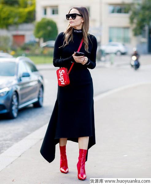 简单舒适凹造型，没有针织裙可不行-第2张图片-货源库