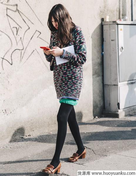 简单舒适凹造型，没有针织裙可不行-第5张图片-货源库