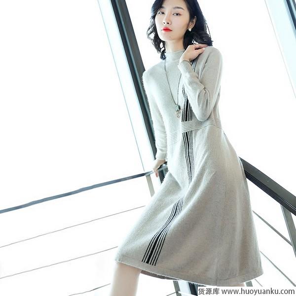 简单舒适凹造型，没有针织裙可不行-第10张图片-货源库