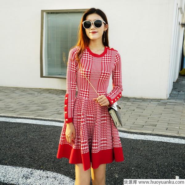 简单舒适凹造型，没有针织裙可不行-第13张图片-货源库