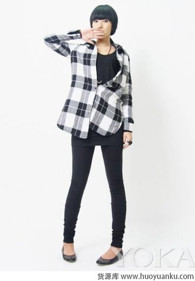 经典帅气格子衬衫-第3张图片-货源库