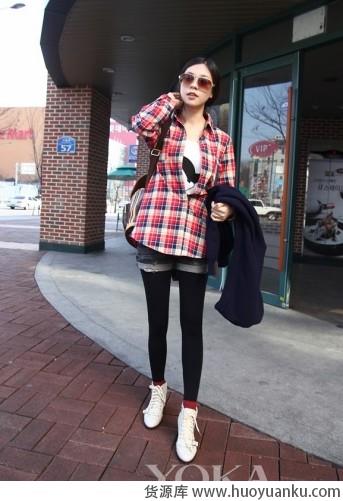 经典帅气格子衬衫-第11张图片-货源库