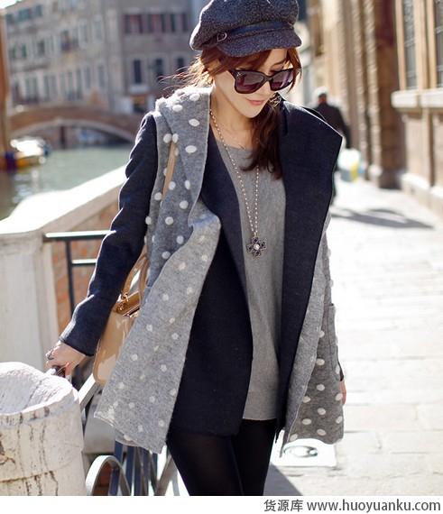 不一样的毛呢超优雅的气质-第11张图片-货源库