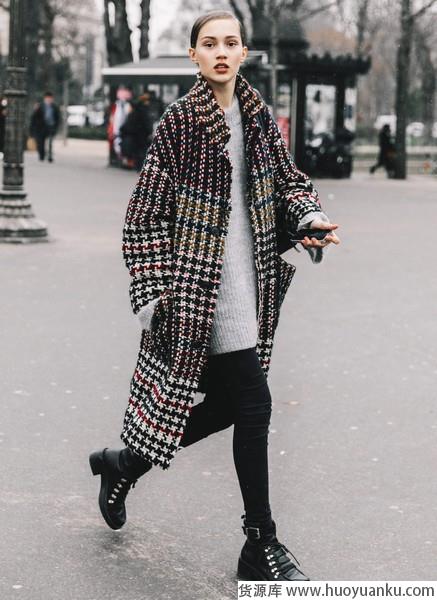 经典无需辩解，格纹毛呢小汇总-第3张图片-货源库