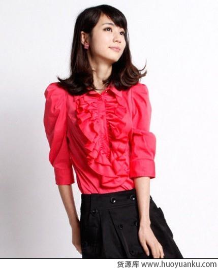 泡泡袖衬衫演绎职场新时尚-第1张图片-货源库 泡泡袖衬衫演绎职场新时尚-第1张图片-货源库