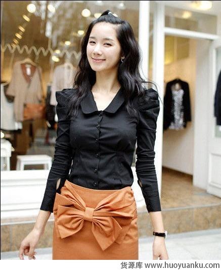 泡泡袖衬衫演绎职场新时尚-第2张图片-货源库 泡泡袖衬衫演绎职场新时尚-第2张图片-货源库