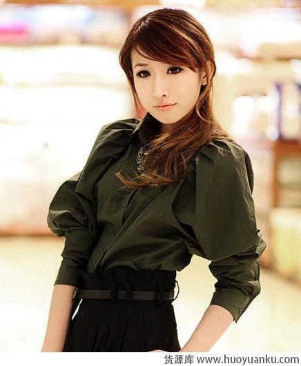 泡泡袖衬衫演绎职场新时尚-第4张图片-货源库 泡泡袖衬衫演绎职场新时尚-第4张图片-货源库