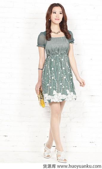 今季大爱花花连衣裙-第9张图片-货源库