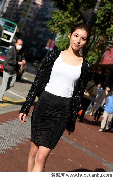 轻柔质感街头高挑装扮-第3张图片-货源库 轻柔质感街头高挑装扮-第3张图片-货源库