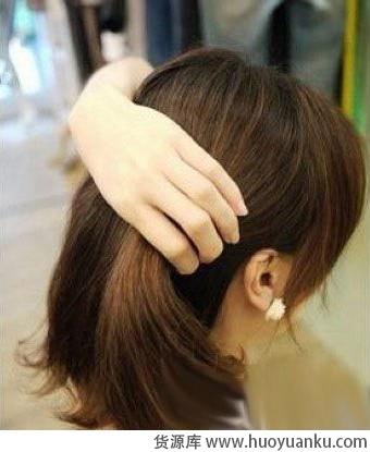 名媛气质典雅盘发步骤图解