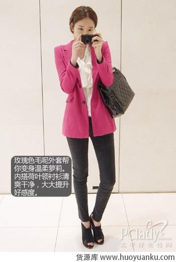 毛呢外套显瘦搭配法-第3张图片-货源库 毛呢外套显瘦搭配法-第3张图片-货源库