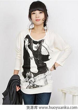 春夏个性长袖恤-第3张图片-货源库