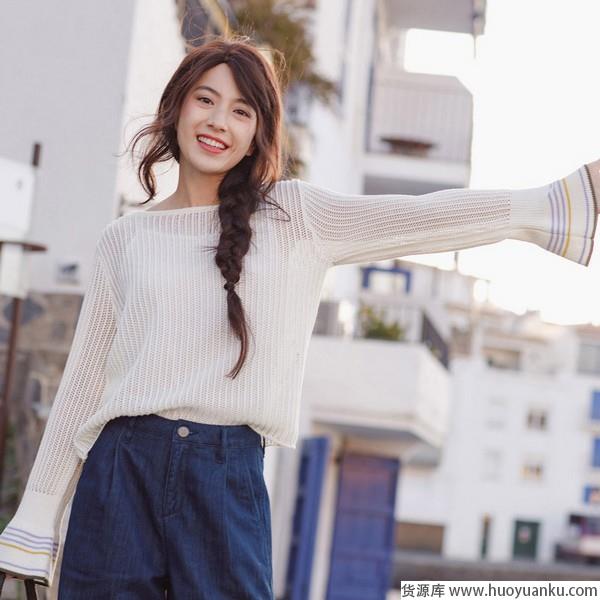 姣好颜值喇叭袖晋升实力担当-第1张图片-货源库 姣好颜值喇叭袖晋升实力担当-第1张图片-货源库