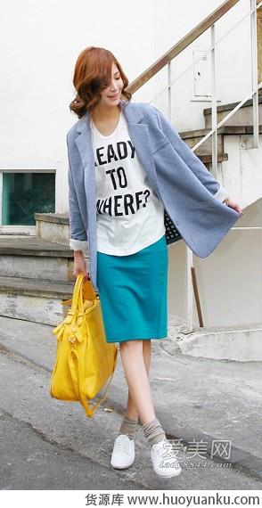 休闲亮色轻薄款西装-第3张图片-货源库