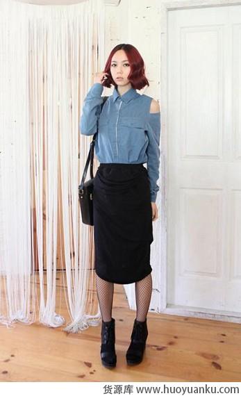 教你牛仔衬衫怎么搭-第3张图片-货源库 教你牛仔衬衫怎么搭-第3张图片-货源库