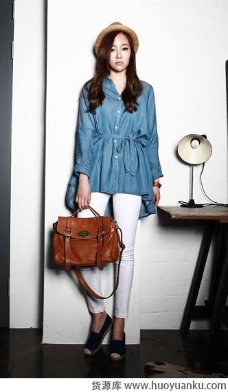 教你牛仔衬衫怎么搭-第6张图片-货源库 教你牛仔衬衫怎么搭-第6张图片-货源库