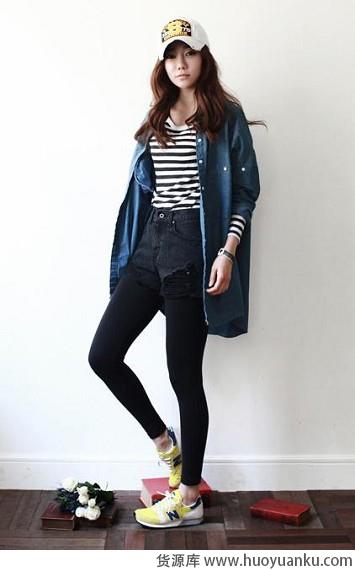 教你牛仔衬衫怎么搭-第8张图片-货源库 教你牛仔衬衫怎么搭-第8张图片-货源库