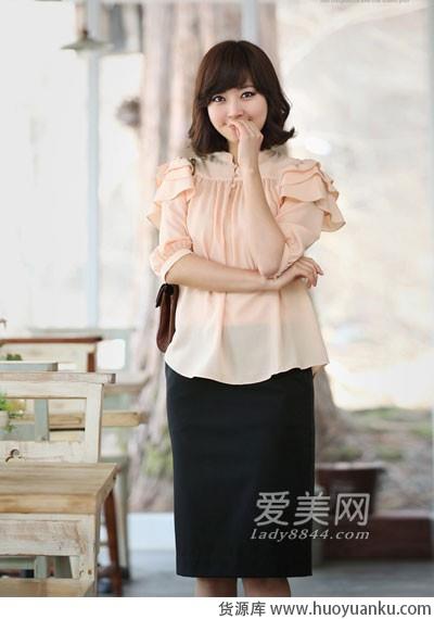 轻透雪纺衫知性又优雅-第1张图片-货源库 轻透雪纺衫知性又优雅-第1张图片-货源库