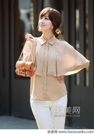 轻透雪纺衫知性又优雅-第4张图片-货源库 轻透雪纺衫知性又优雅-第4张图片-货源库