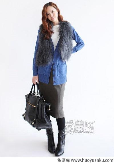 皮草马甲点亮时尚奢华风-第4张图片-货源库 皮草马甲点亮时尚奢华风-第4张图片-货源库