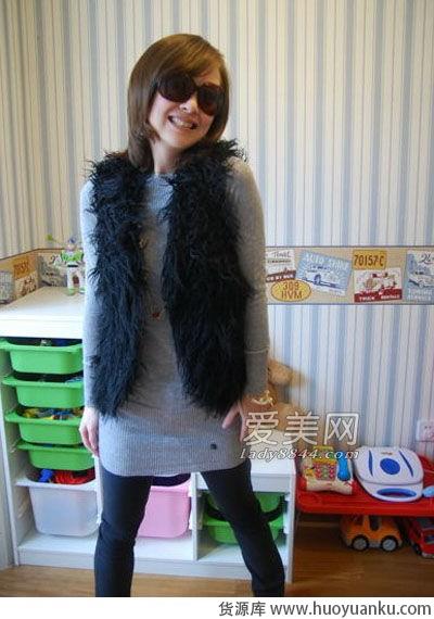 皮草马甲点亮时尚奢华风-第7张图片-货源库 皮草马甲点亮时尚奢华风-第7张图片-货源库