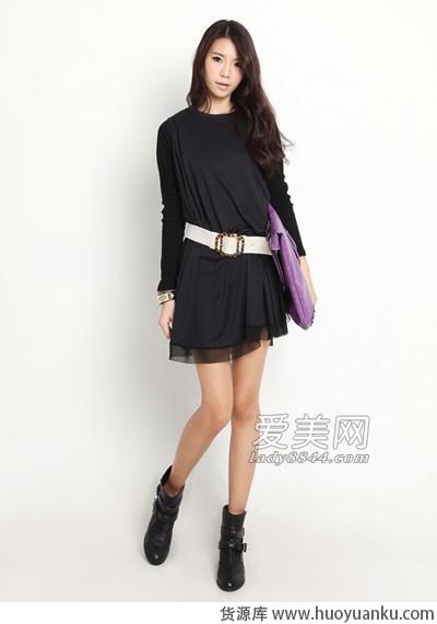 经典小黑裙永不退潮流-第2张图片-货源库 经典小黑裙永不退潮流-第2张图片-货源库