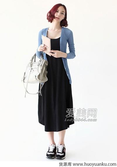 经典小黑裙永不退潮流-第8张图片-货源库 经典小黑裙永不退潮流-第8张图片-货源库