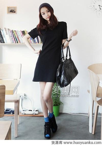 经典小黑裙永不退潮流-第9张图片-货源库 经典小黑裙永不退潮流-第9张图片-货源库