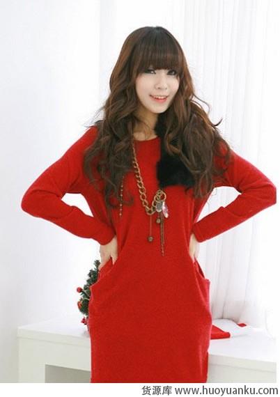 针织连衣裙甜美MIX性感（二）-第2张图片-货源库