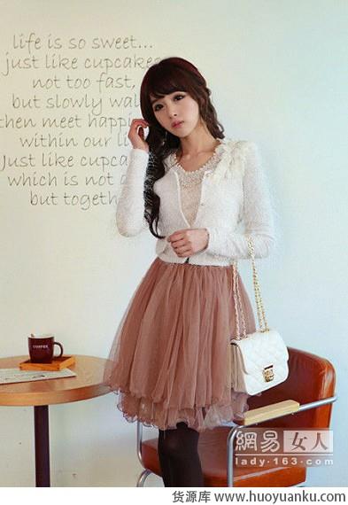 娇美显瘦针织开衫