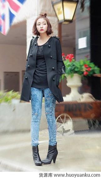 越破越潮怀旧牛仔裤-第4张图片-货源库 越破越潮怀旧牛仔裤-第4张图片-货源库