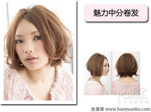 不同风格的中分卷发-第5张图片-货源库