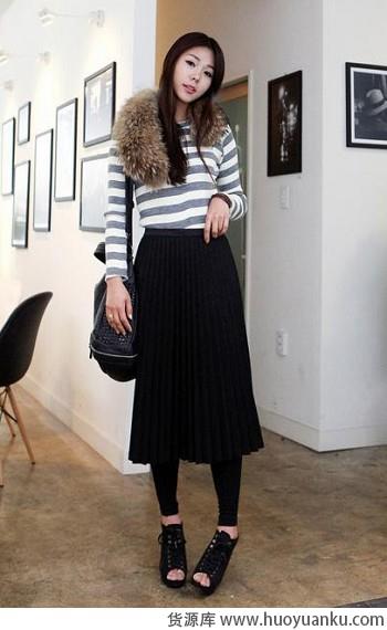 Leggings+裙装早春最佳拍档-第4张图片-货源库