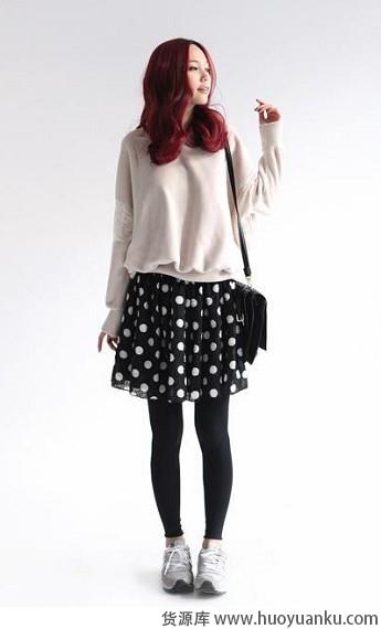 Leggings+裙装早春最佳拍档-第6张图片-货源库