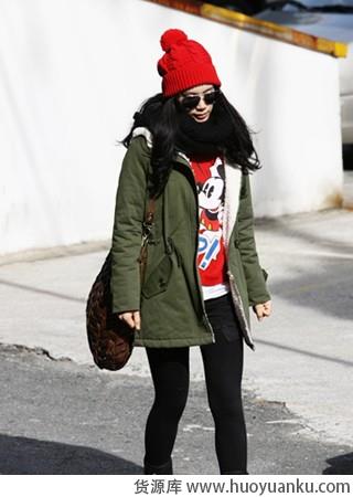 工装毛领风衣外套-第4张图片-货源库