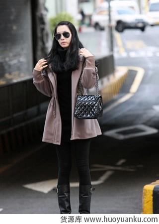 工装毛领风衣外套-第6张图片-货源库