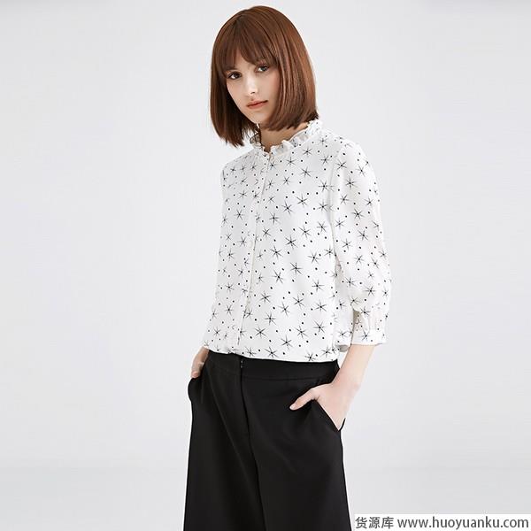 春风吹花儿醉，甜美淑女风衬衫迷了谁-第3张图片-货源库